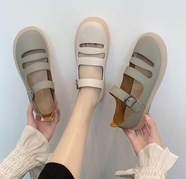 

casual woman shoe female shoes all-match round toe british style oxfords women's dress summer new preppy leather retro shoes, Black