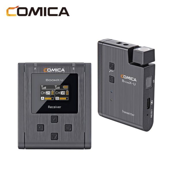 

comica boomx-u u1 u2 вещания уровень multi-functional mini uhf wireless distant transmition vs роде go lavalier микрофон
