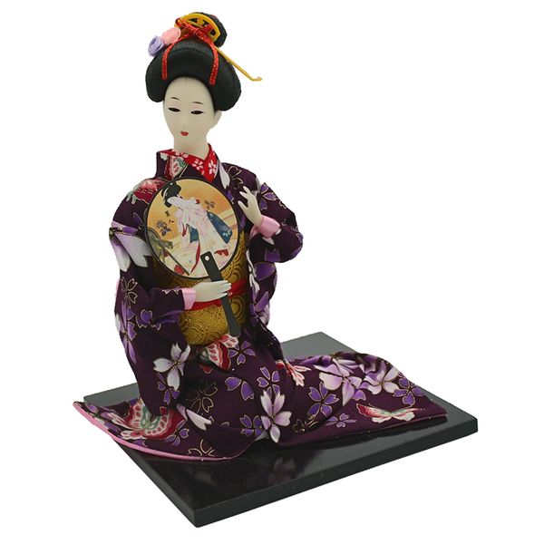 

древняя японская гейша oriental doll, азиатская культура kimono doll lady фигуры фигурки, домашний офис настольных украшений