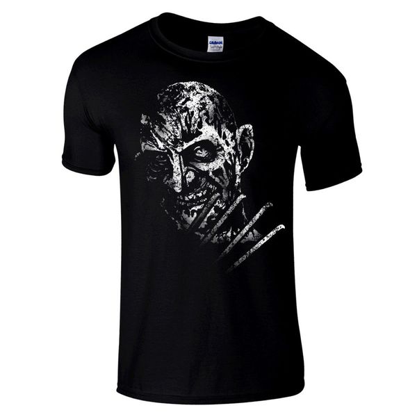 

mens t shirts fashion 2020 freddy krueger premium black regular fit horror t shirt nightmare on elm street o-neck hipster tshirt