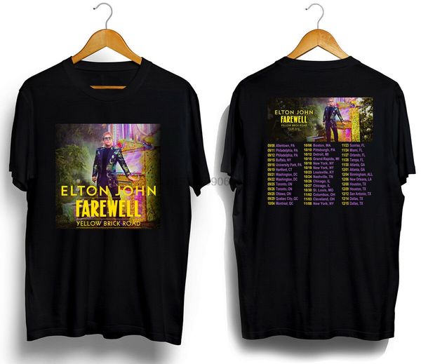 

new elton john tour 2018 farewell yellow brick road t-shirt