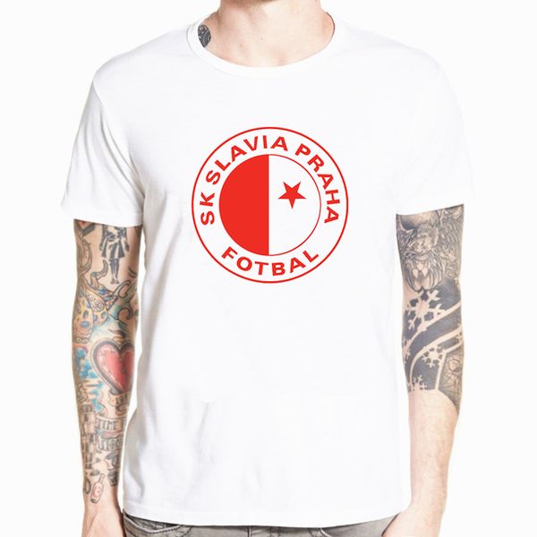 

new sk slavia praha t shirt czech republic prague print quality casual t-shirt for men plus size xs-5xl