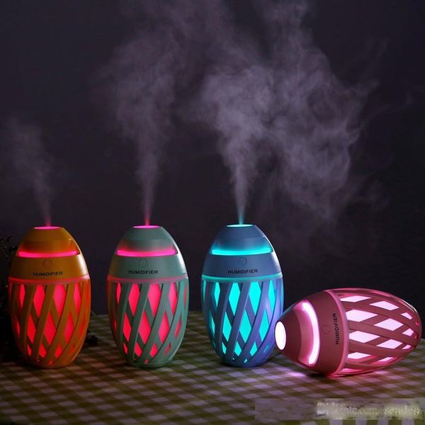 

rugby air humidifier 320ml led light ultrasonic aroma oil essential diffuser mist maker air freshener for home car office air cleaner