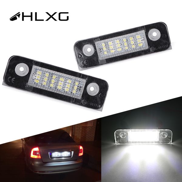 

for fusion for mondeo/2 fiesta 5 no error car license plate light truck 18smd led number plate lamp light hlxg 2pcs