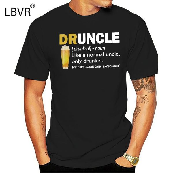 

druncle like a normal uncle only drunker men t shirt cotton s 6xl