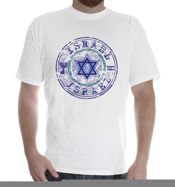 

israel stamp flag menurah star of david t shirt funny jewish magen holy tee t