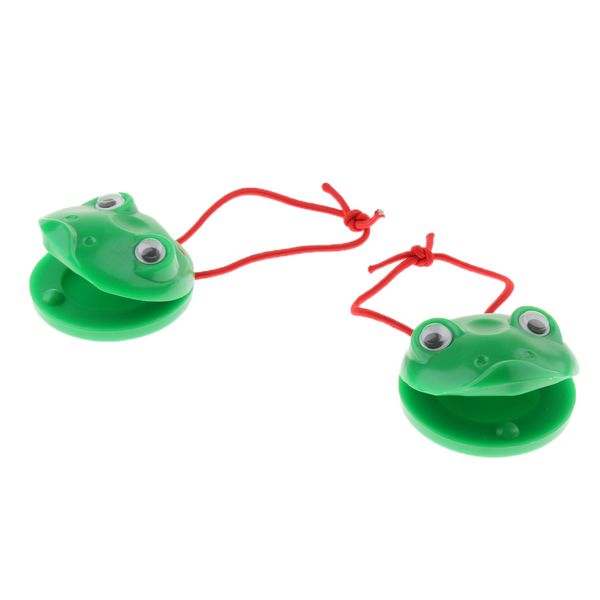 

frog castanet plastic hand clapper musical instrument toy for children