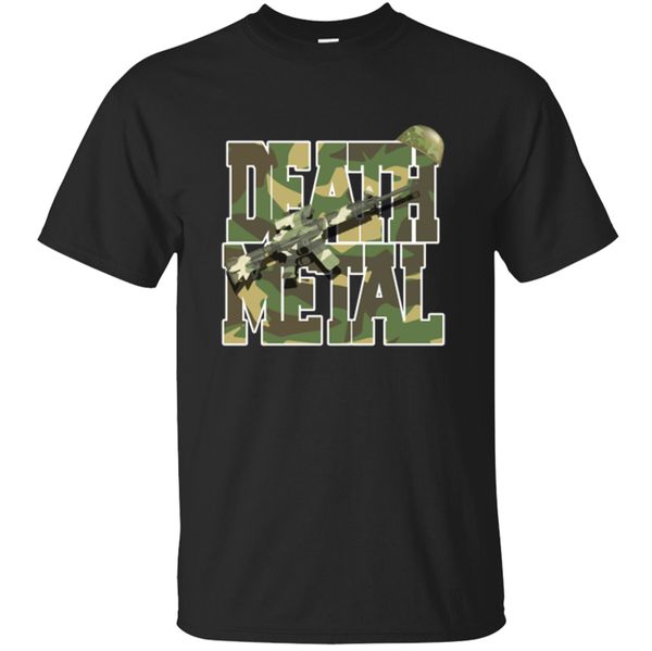 

пользовательские юмор death metal t-shirt мужчины женщины 2019 сплошной цвет мужская тенниска anti-wrinkle симпатичные лучшие качества