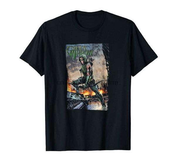 

green arrow fire and rain t shirt 9665