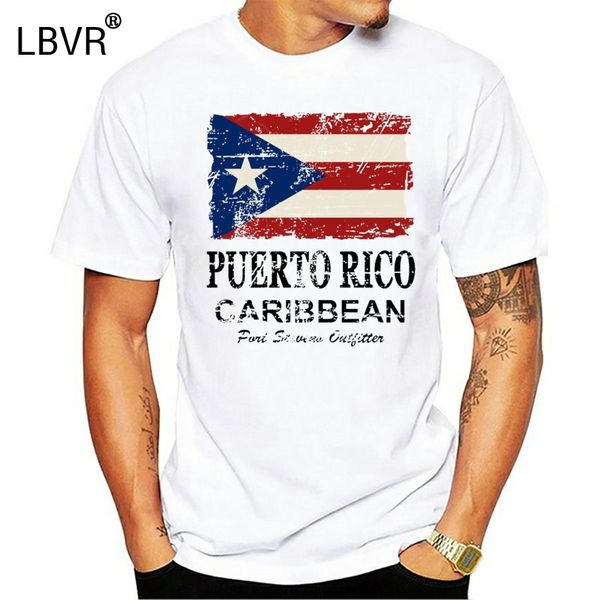 

puerto rico flag vintage look t shirt outfit printed basic cotton spring plus size 5xl crazy normal shirt