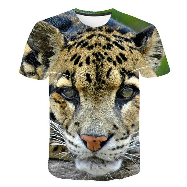 

animal fiercely tiger o collar dizziness 3d print shirts hippie graphic harajuku men clothing