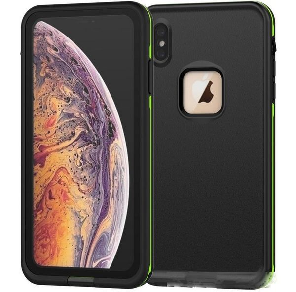 

360 waterproof tpu phone case for iphone 11 pro max shockproof full-cover pc armor for samsung s10