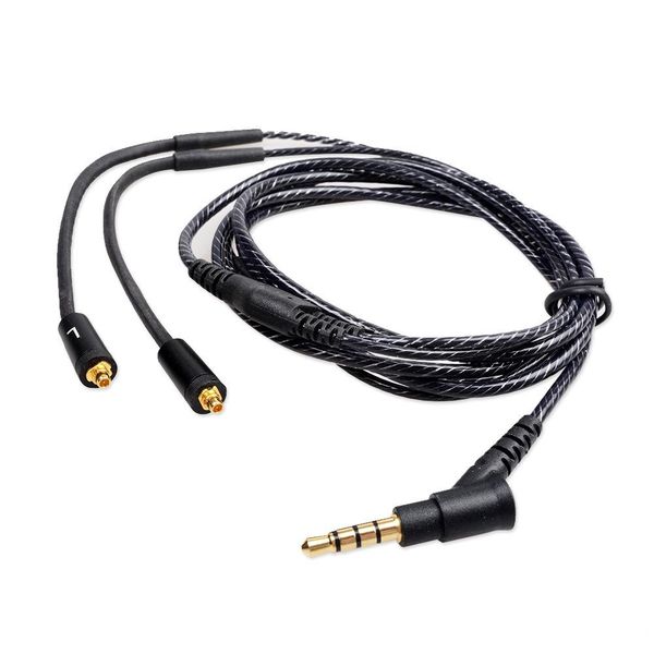 

1.2m headphone cable cord 3.5mm jack for shure se535 se425 se315 se215 se846 headset earphone line replacement