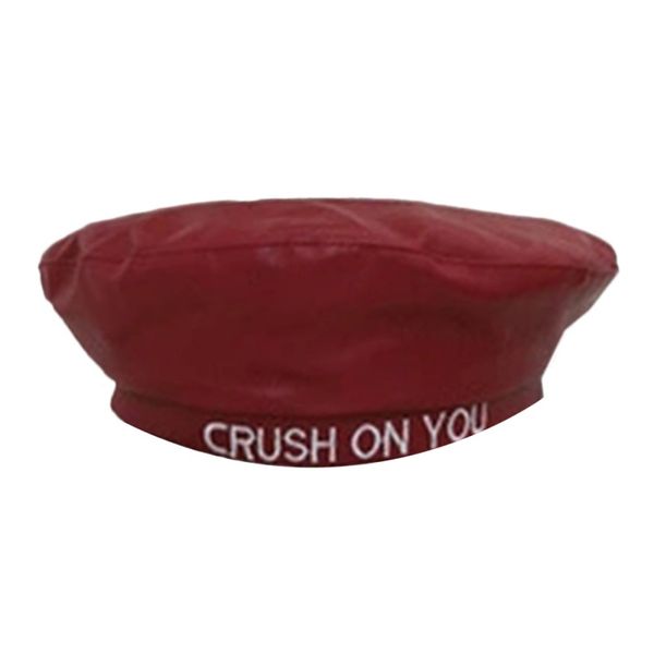 

women beret japanese hat autumn winter female retro letter embroidery painter pumpkin berets gorras casquette 2020 new, Blue;gray
