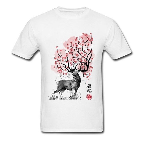

sakura deer дух футболка осень мужской tops вокруг шеи videogame мужчины футболки 2018 марсель est design креативный tshirt