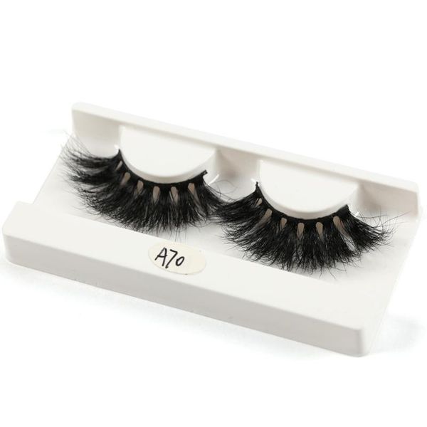 

1pair 100% real 5d wispy 25mm false eyelashes thick long cross eye lashes makeup extension tools accessories 7 styles
