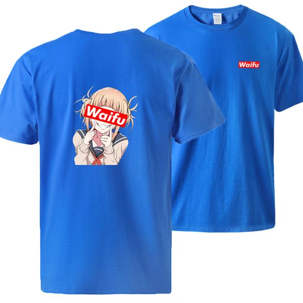 

япония аниме waifu tshirts mens лето с коротким рукавом спортивная сыпучие fit спортивная 2020 человек harajuku мода 100% хлопок tshirts