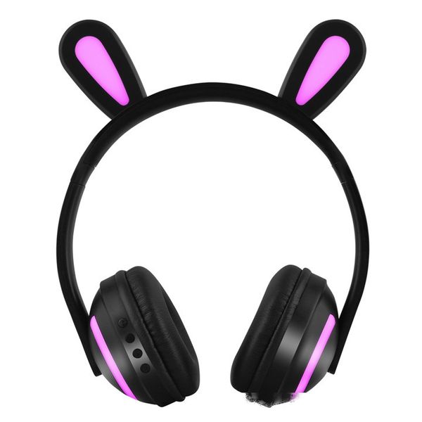 

2019 cute design cat ear wireless bluetooth headphones headsets stereo