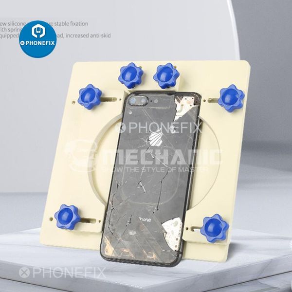 

adjustable spring fixture holder phone back cover glass removal tool for 8 x xs max 11 rear back cover glass removal kit