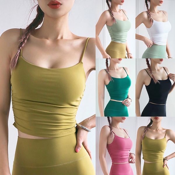 

backless bras seamless padded bra back running sport t-shirt push up sports t-shirt lingerie long fitness yoga bra, White;black