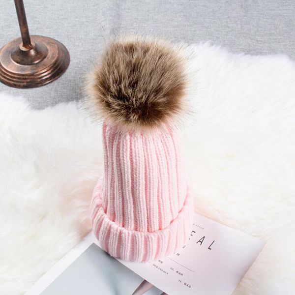 

all-match wool ball woolen hat autumn and winter hedging hat thick knitted hats for women, Blue;gray