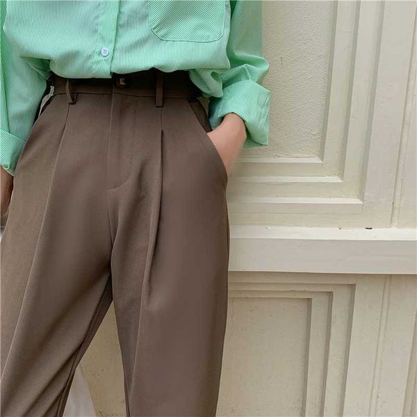 

spring autumn women suit pants office lady long trousers new autumn solid slim high waist fashion pant female jk459, Black;white
