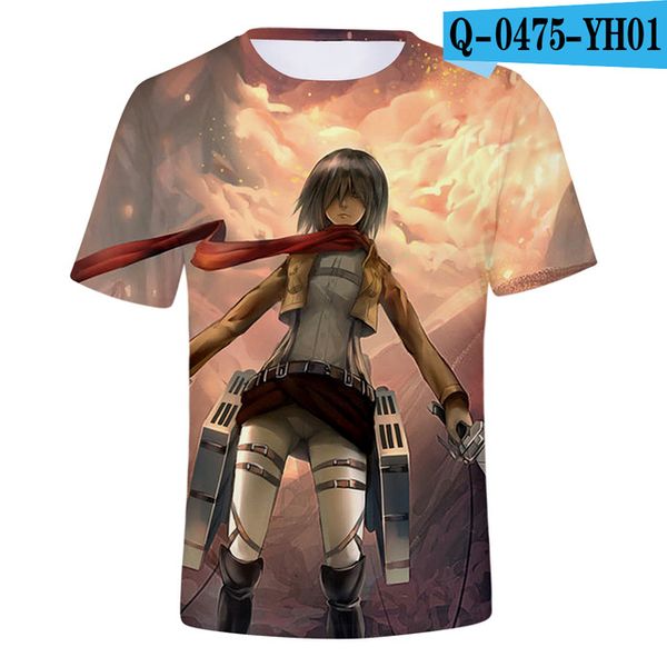 

cute unicorn japan anime attack on titan halloween party eren cosplay costumes cotton 3d print shirts comics graphic plus size men clothing