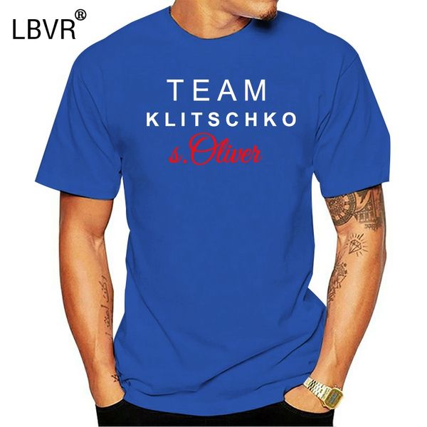 

team klitschko tshirt signature tshirt boxing training klitschko v joshua short sleeve tee shirt wholesale