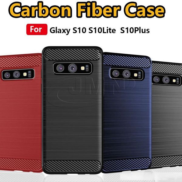 

rugged armor case for iphone xr iphone x iphone xs max samsung galaxy s10 s10lite s10plus anti shock absorption carbon fiber design