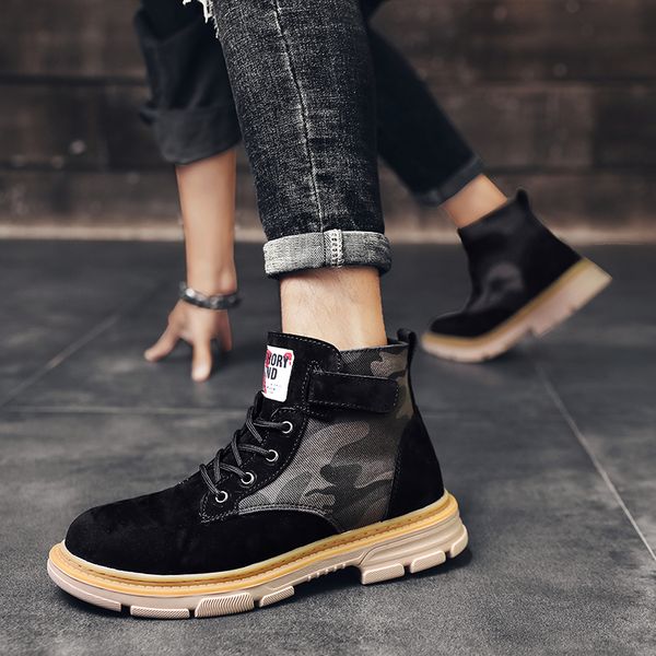 

sneaker sneakers sneaker leather loafers mens on sport boots mens footwear shoe casual for casual wear flat fashion outdoor man, Black