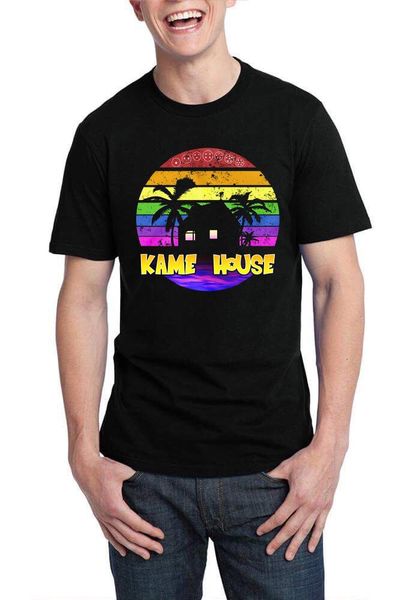 

kame house black half sleeve t shirt