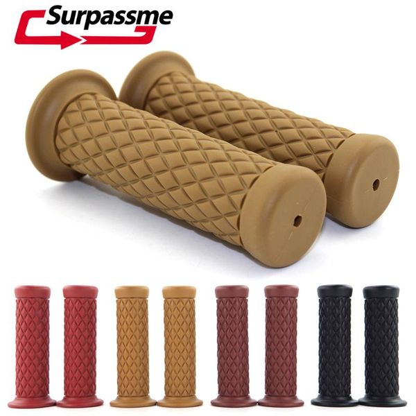 

7/8" 22mm universal motorcycle handlebar grip non slip rubber handle bar end grip for scooter motorbike cafe racer