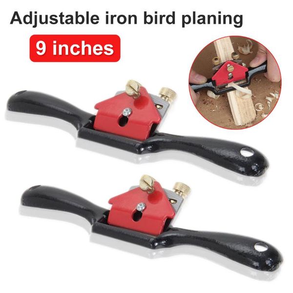 

woodworking hand planer blades tool deburring router with screw adjustable wood planer cutting machine edge spoke shave 9 inch