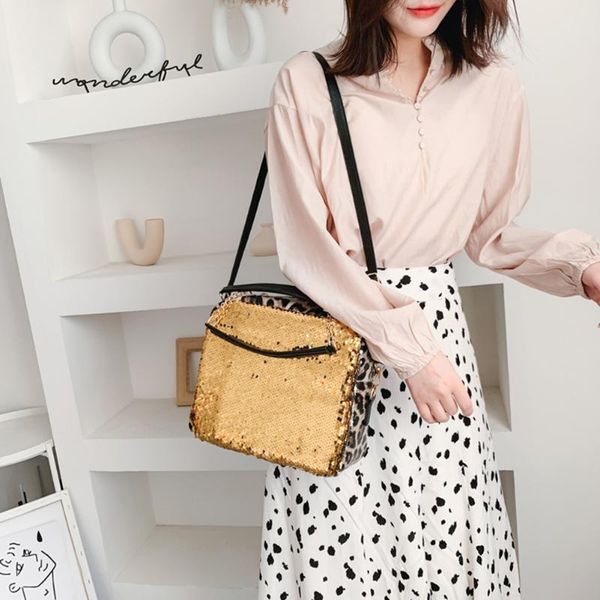 

женщины leopard блестки сращивание сумки тавра большой емкости плеча totes сумка роскошные сумки женщин сумки дизайнер новые