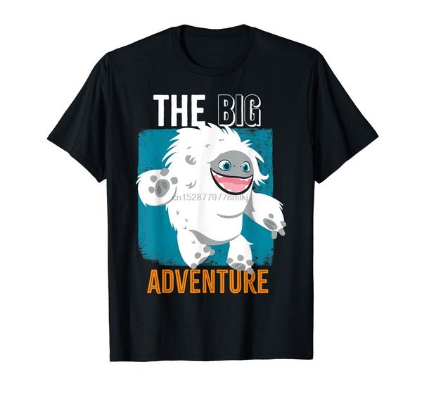 

dreamworks abominable the big adventure t-shirt men slim fit t shirt s-xxxl