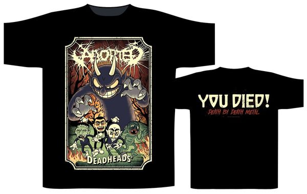 

aborted 'deadheads' t-shirt - neuf et officiel cotton t-shirt fashion t shirt casual printed tee
