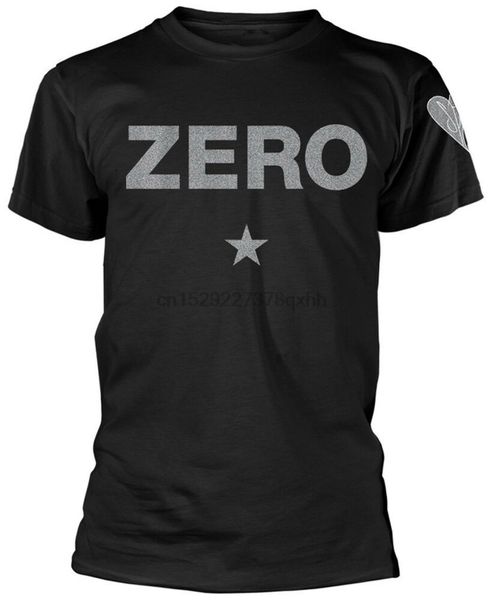 

the smashing pumpkins zero classic (silver print) t-shirt - new official