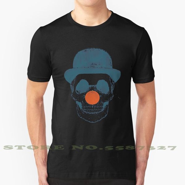 

dead clown fashion vintage tshirt t shirts clown skull humor funny blue hat portrait