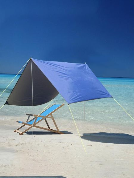 

medium outdoor awning sunblock outdoor camping tent multi-function folding awning beach sun shade tents