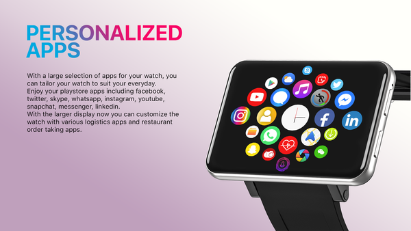 

dm100 4g 2.86 inch screen smart watch android 7.1 os phone 3 gb 32gb 5mp camera 480*640 ips screen 2700mah battery smartwatch