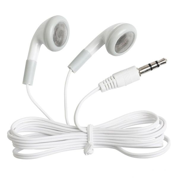 

wholesale 100pcs/lot headphones headset 3.5mm gift earphones for mp3 mp4 cd iphone 3 4 5 ing