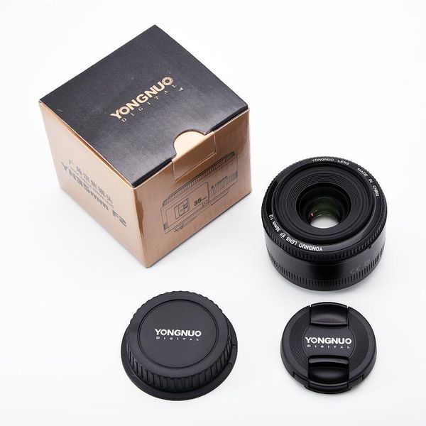 

yongnuo 35mm lens yn35mm f2 lens wide-angle large aperture fixed auto focus for canon nikon camera