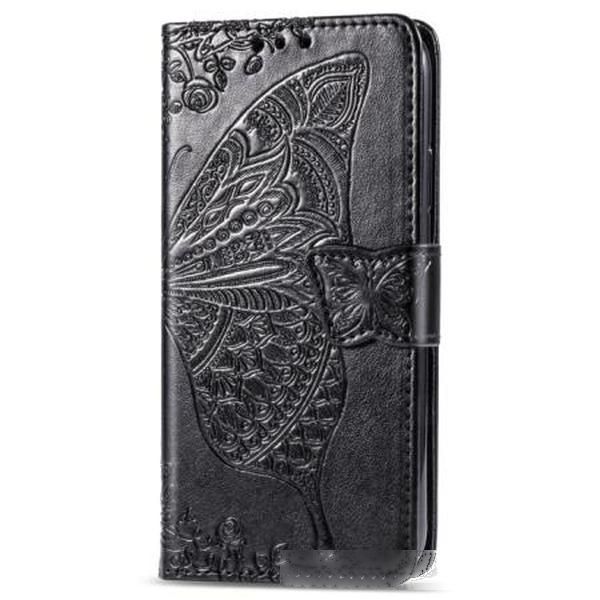 

2019 new flower butterfly embossed multi-function pu phone case for red mi 7 a