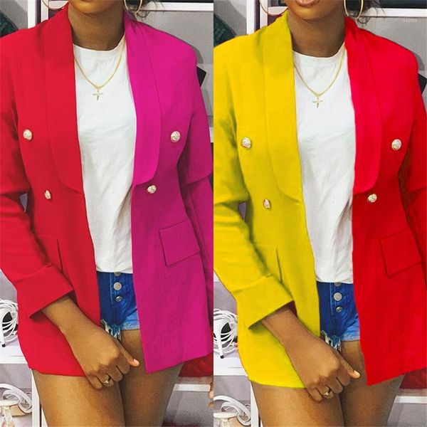 

рукав однобортный blazer вскользь лоскутная весна осень femme одежда женщин пиджаки тонкий лацкане neck long, White;black