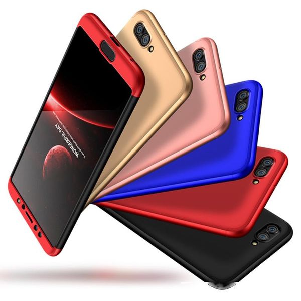 

for huawei nova 2s case 3 in 1 hard plastic ultra thin slim fit 360 degree full body protective shockproof anti-scratch case