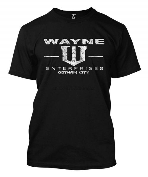 

wayne enterprises - superhero comic men's t-shirt