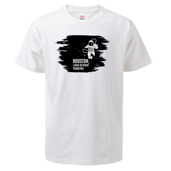 

astronaut print t-shirts men t shirts fashion fitness tshirt men 100% cotton streetwear casual tee shirt homme tees