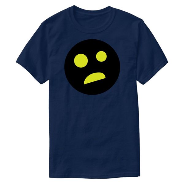 

новый слоган scared dark smiley tshirt хлопок anti-wrinkle круглым воротом одежда новизна мужчин и женщин футболки