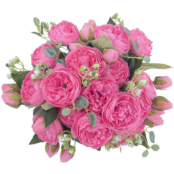 

artificial fake flowers plants silk rose flower arrangements wedding bouquets decorations plastic floral table centerpieces home