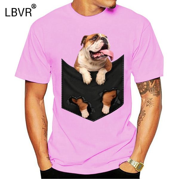 

men t shirt english bulldog pocket mid t shirt women t-shirt